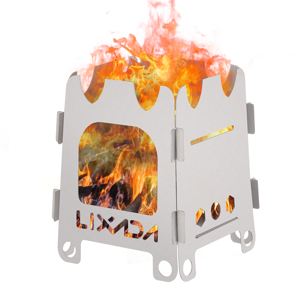 Camping Cooking Grate - Lixada Titanium/Stainless steel Outdoor Camping Stove