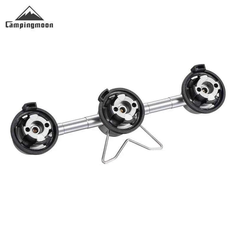 Camping Cooking Equipment Gas - CAMPINGMOON Outdoor Camping 1PCS Alloy Three