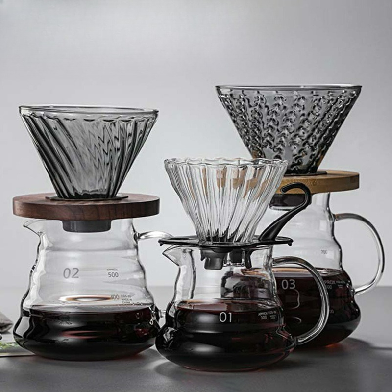 Camping Cooking Pan Set - Pour Over Coffee Maker Set High-Heat