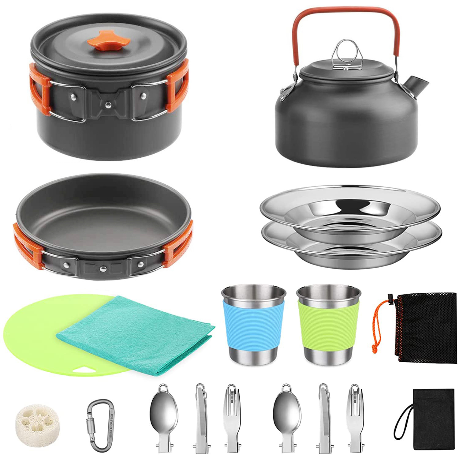 Outdoor Camping Cook Set with  - Camping Cooking Gear Set recension och pris
