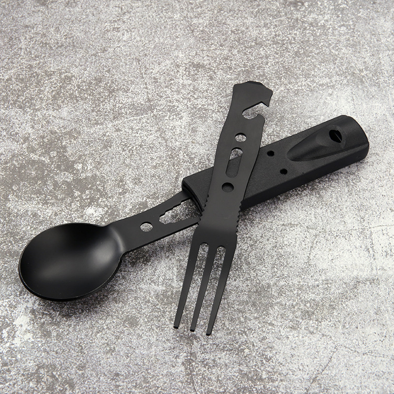 Stainless Steel Camping Cutler - Camping Cooking And Cutlery Set recension och pris