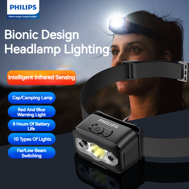 Philips LED Headlamp Sensor He - Camping Cooking Fish recension och pris