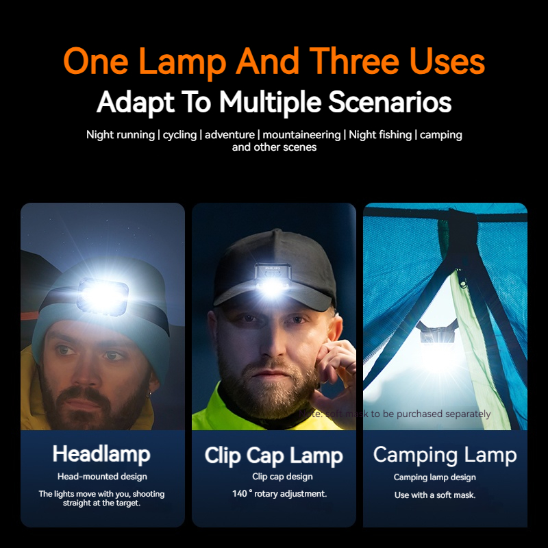 Philips LED Headlamp Sensor He - Camping Cooking Fish recension och pris
