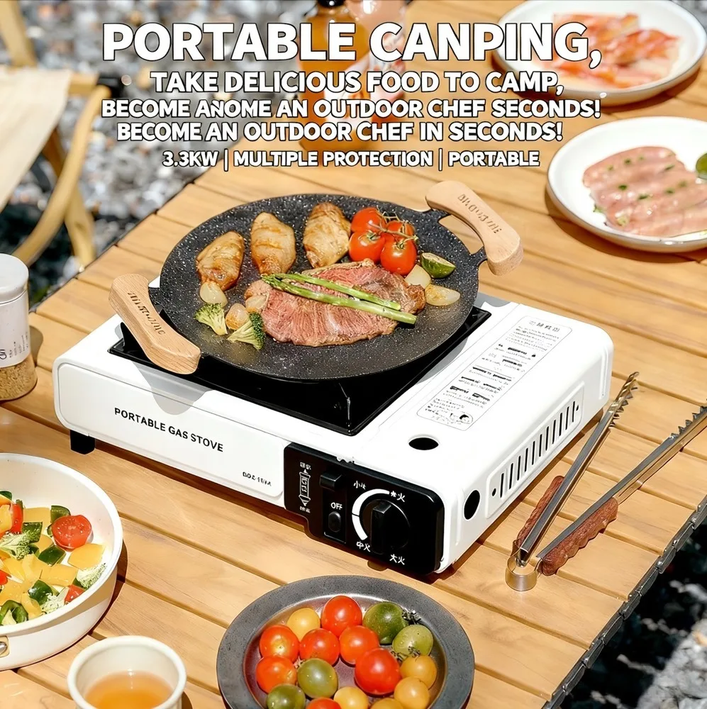 Portable Outdoor Gas Stove, Su - Camping Cooking Ring recension och pris