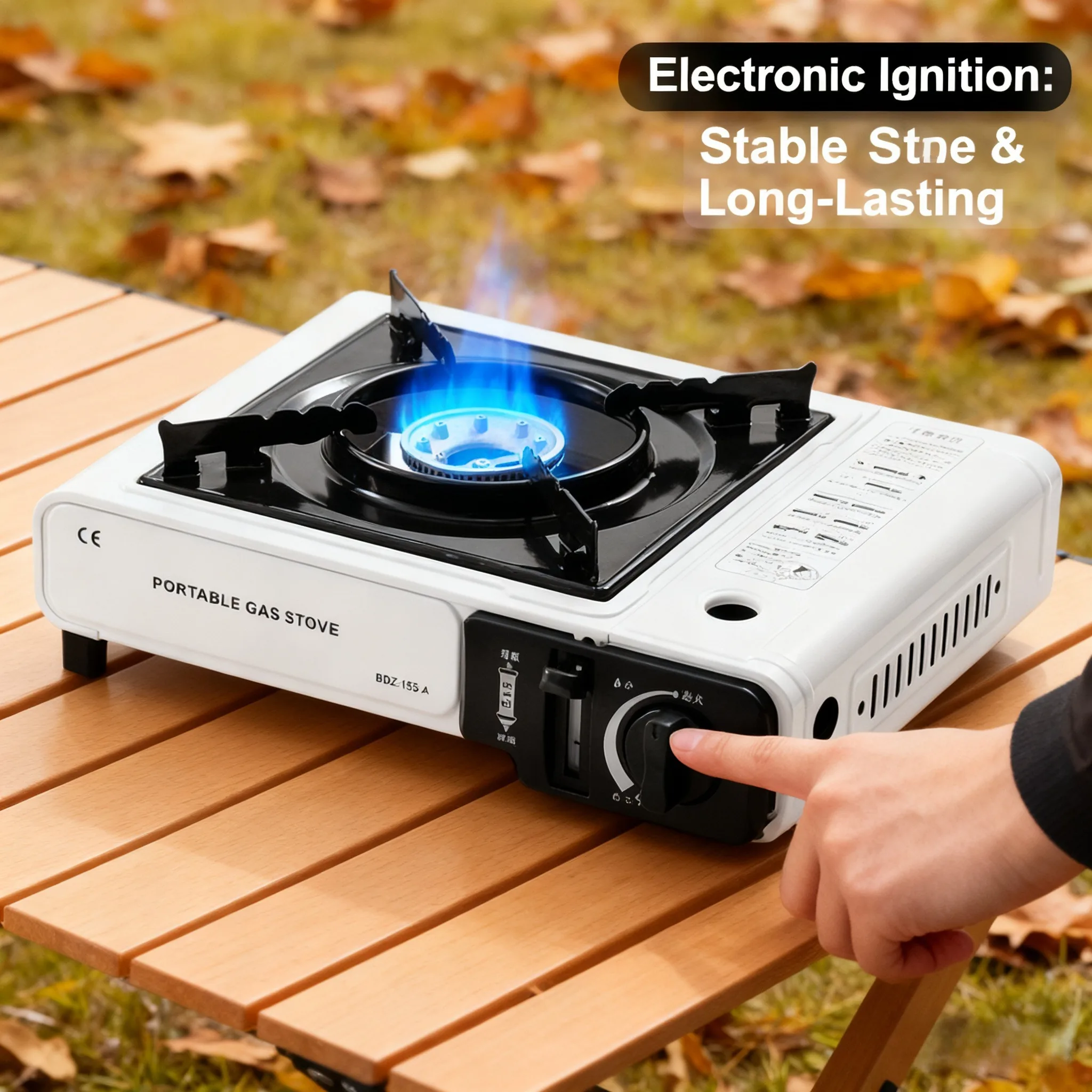 Portable Outdoor Gas Stove, Su - Camping Cooking Ring recension och pris