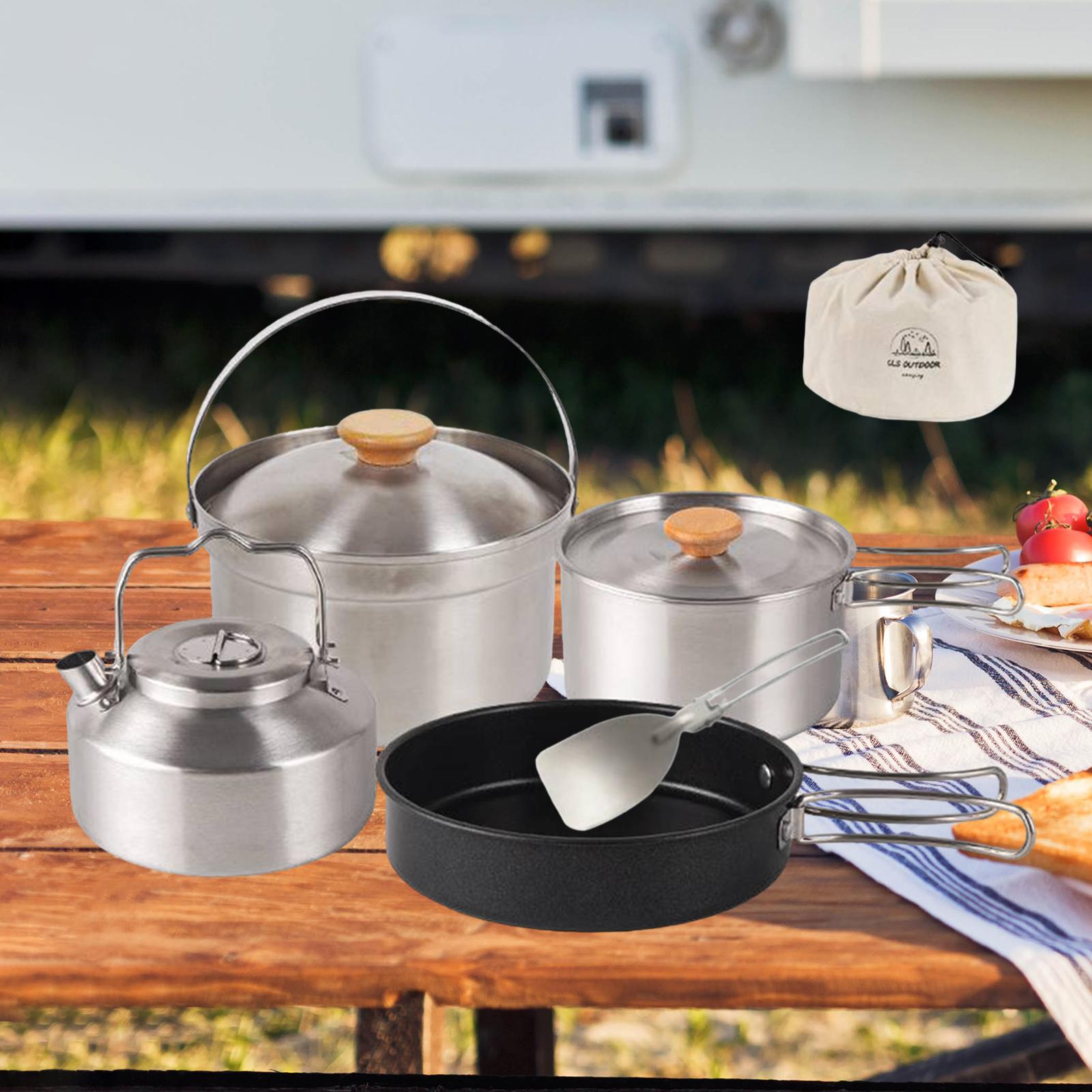Camping Cookware Cook Gear Por - Camping Cooking Gear Set recension och pris