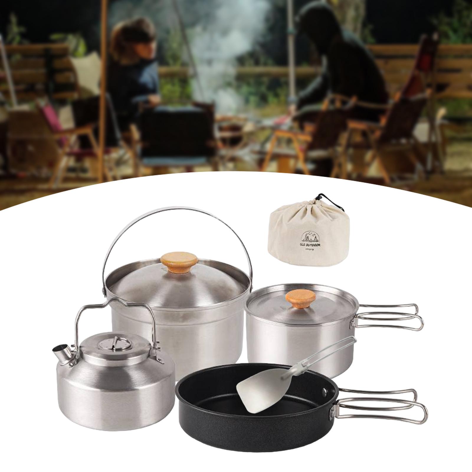 Camping Cookware Cook Gear Por - Camping Cooking Gear Set recension och pris