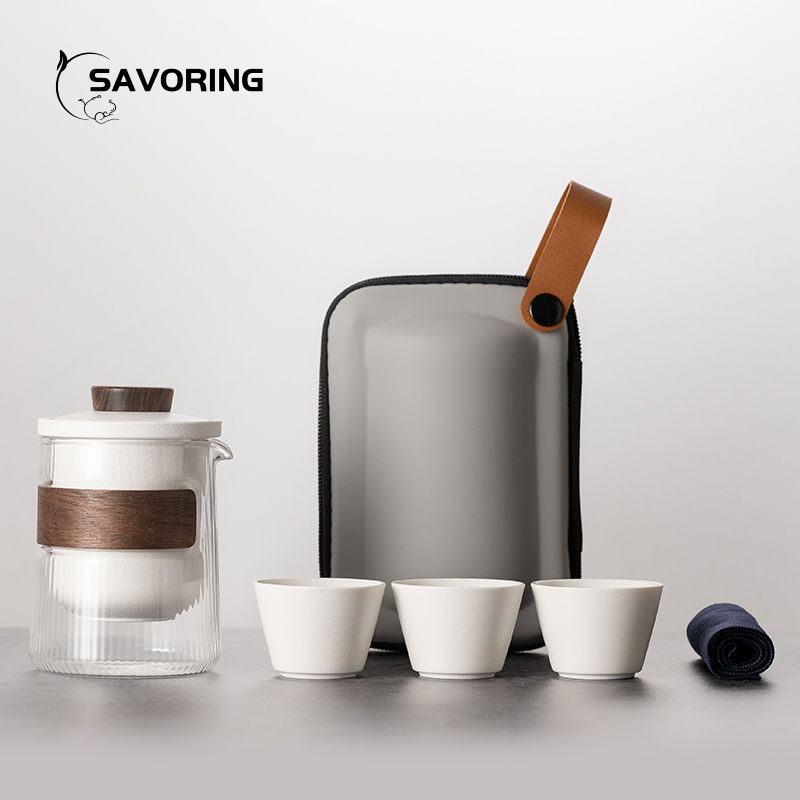 Simple Chinese Ceramic Tea Set - Camping Cooking Pan Set recension och pris