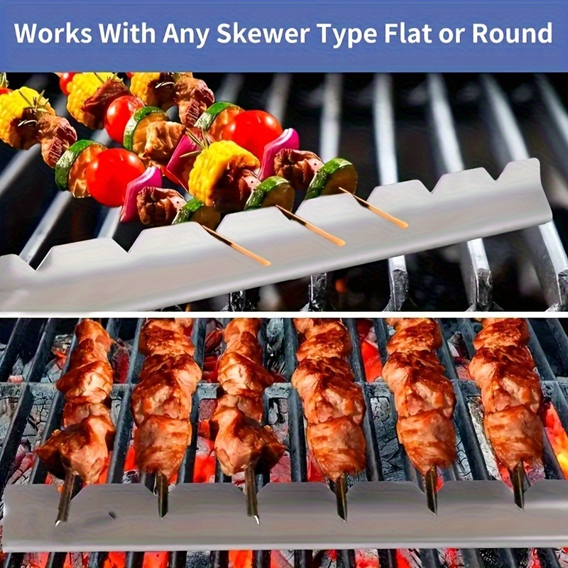New Kebab Rack Kebab Stands Sk - Camping Cooking Utensil Holder recension och pris