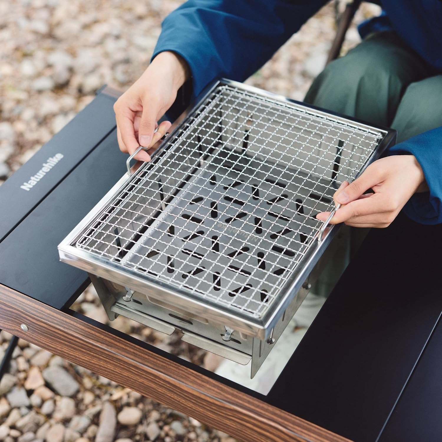 Naturehike Camping Charcoal Gr - Camp Grill Portable Folding recension och pris