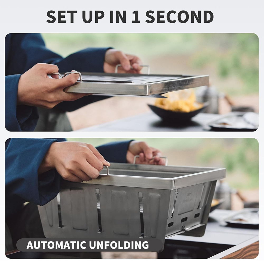 Naturehike Camping Charcoal Gr - Camp Grill Portable Folding recension och pris