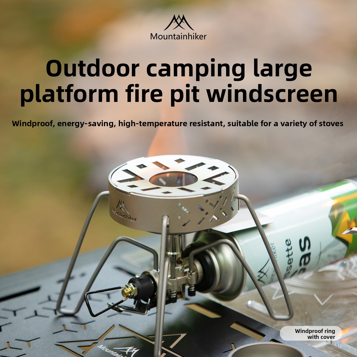 MOUNTAINHIKER Outdoor Windshie - Camping Cooking Ring recension och pris