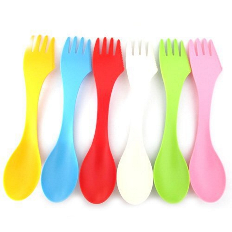 6PCS 3-in-1 Camp Utensils Set  - Camping Cooking And Cutlery Set recension och pris