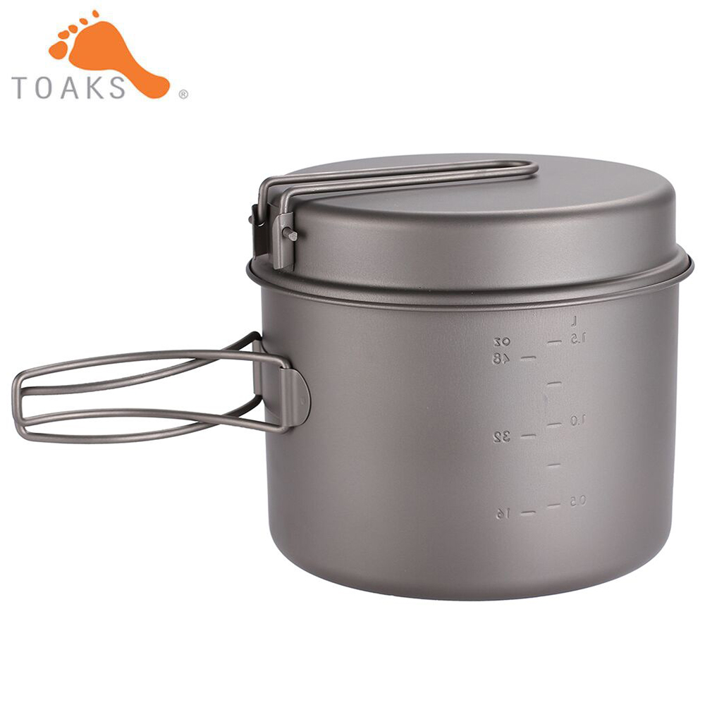 TOAKS Cookware Set Ultralight  - Camping Cooking Pan Set recension och pris