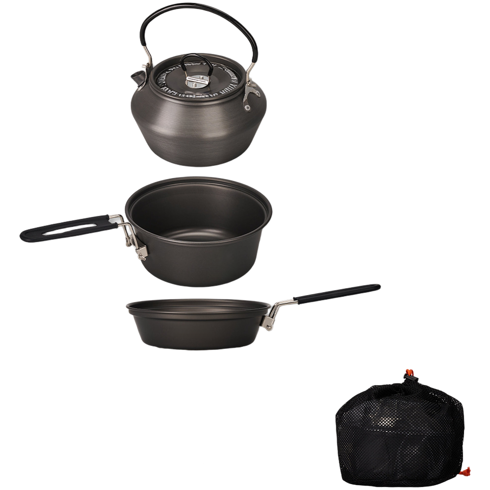 Lightweight Aluminum Alloy Cam - Camping Cooking Gear Set recension och pris