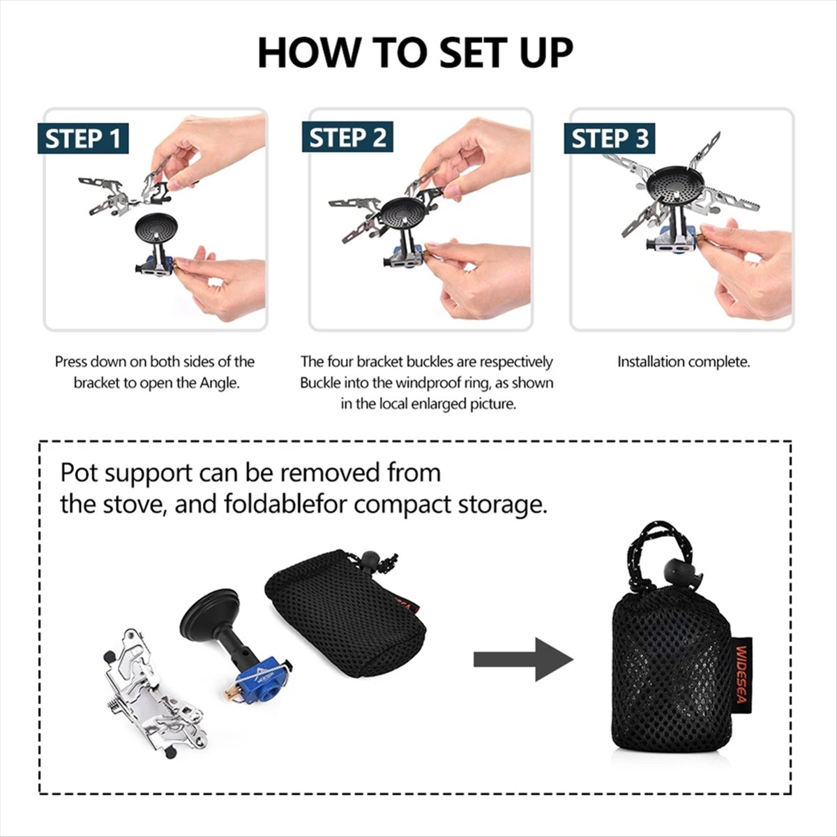 ABJV  Outdoor Camping Gas Burn - Camping Cooking Equipment Gas recension och pris