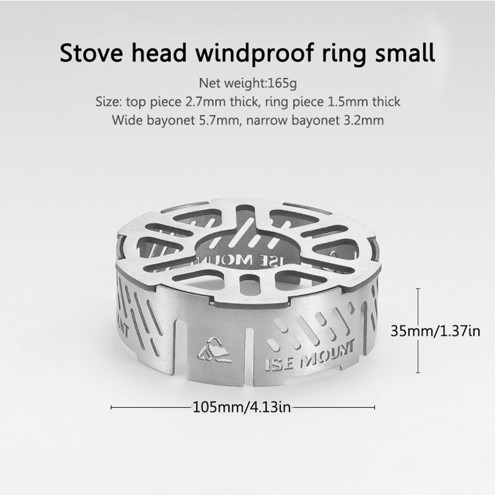 Outdoor Stove Windshield Porta - Camping Cooking Ring recension och pris