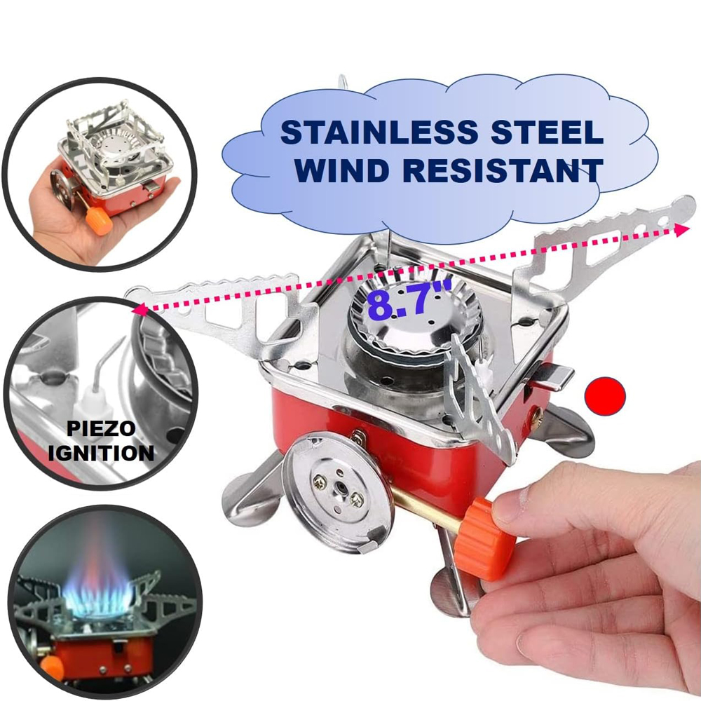 Portable Burner Camping Foldab - Camping Cooking Heater recension och pris