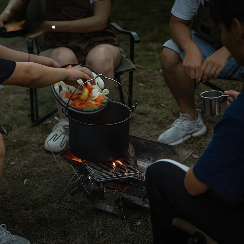 CAMPINGMOON Stainless Steel Fo - Camp Grill Portable Folding recension och pris