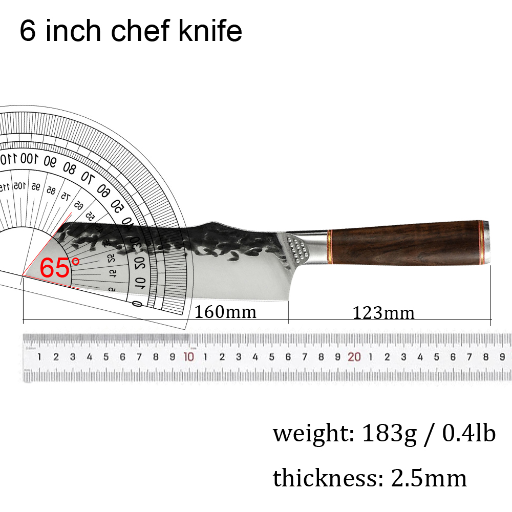RZD Chef Cooking Paring Knife  - Camping Cooking Knife With Sheath recension och pris