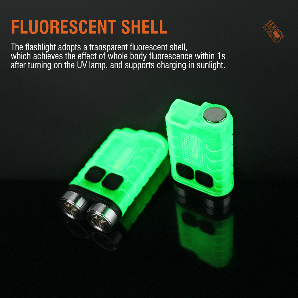 V3 EDC Flashlight Mini Keychai - Camping Cooking Fish recension och pris