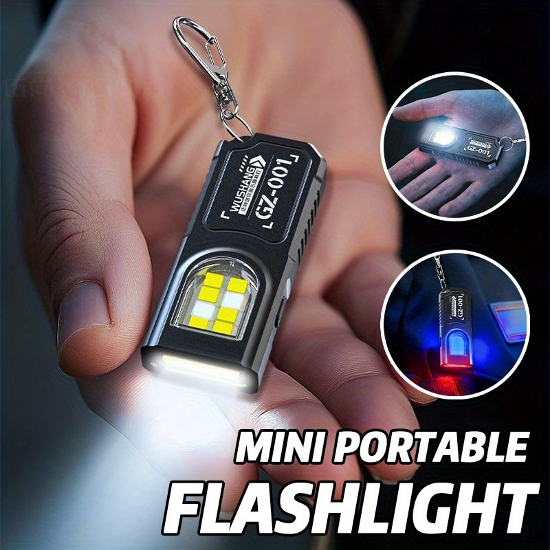 Powerful Mini COB LED Keychain - Camping Cooking Fish recension och pris