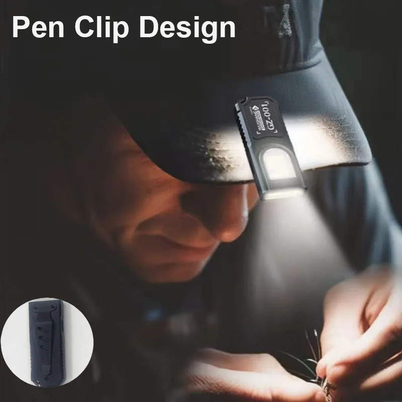 Powerful Mini COB LED Keychain - Camping Cooking Fish recension och pris