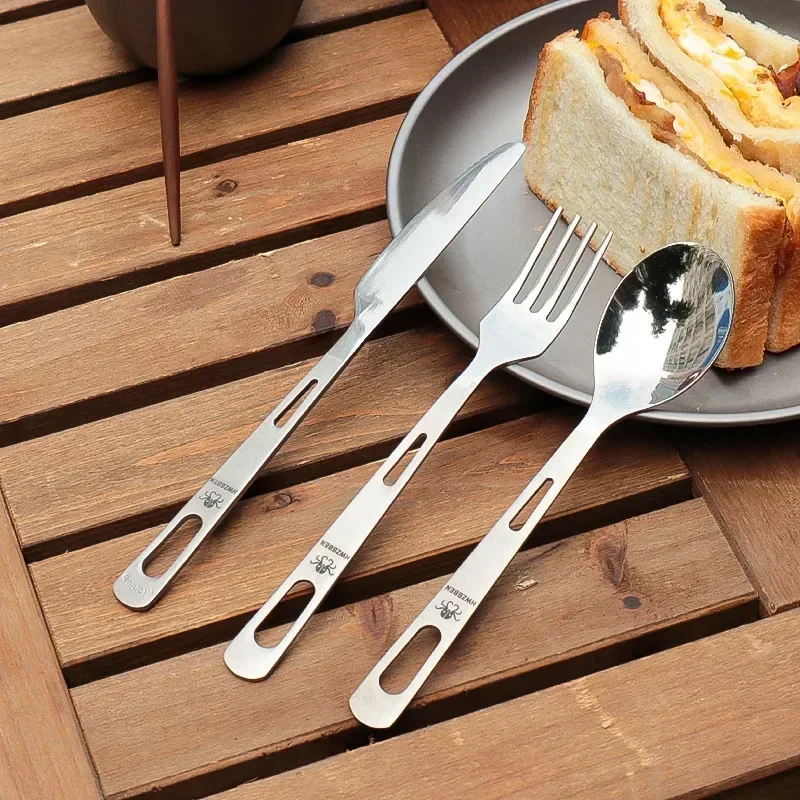 HWZBBEN Titanium Fork Spoon Kn - Camping Cooking And Cutlery Set recension och pris
