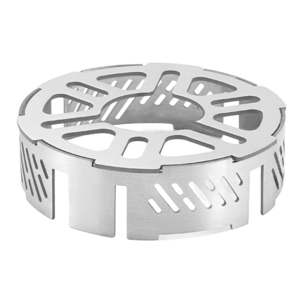 Stainless Steel Windproof Ring - Camping Cooking Ring recension och pris