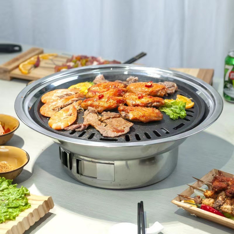 Stainless Steel Outdoor Barbec - Camping Cooking Heater recension och pris