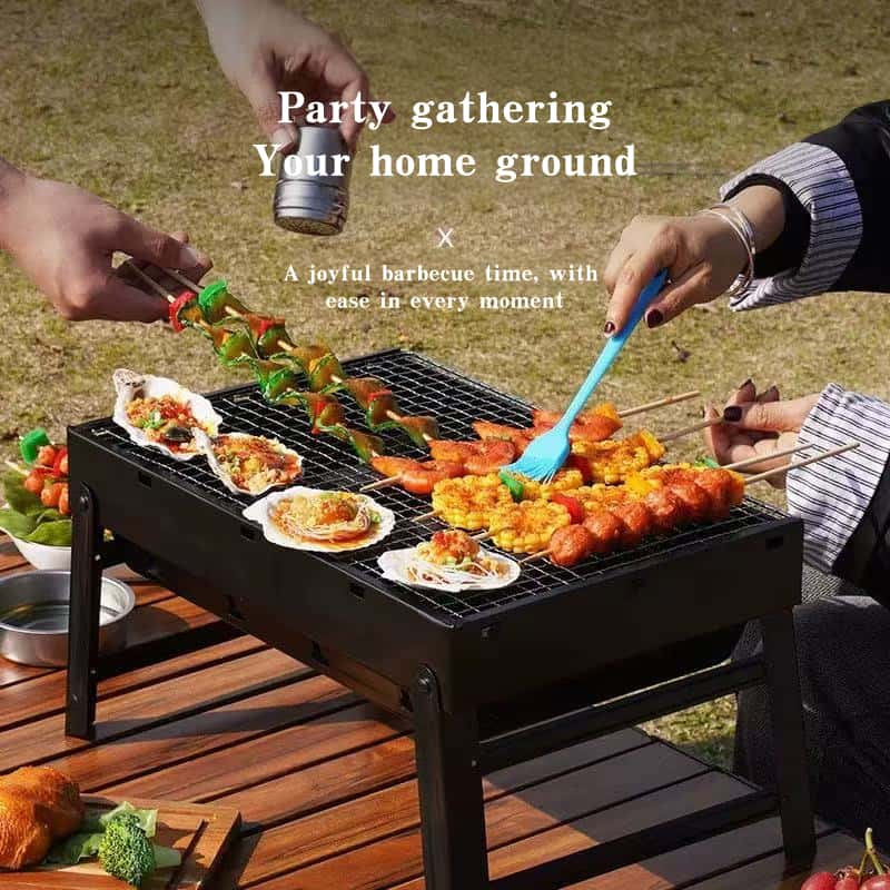 Outdoor folding portable barbe - Camp Grill Portable Folding recension och pris