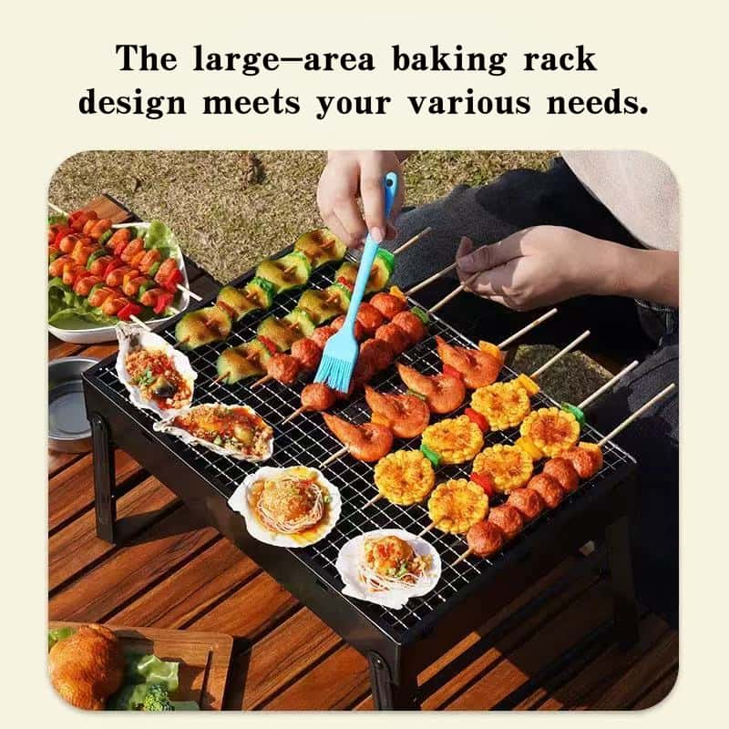 Outdoor folding portable barbe - Camp Grill Portable Folding recension och pris
