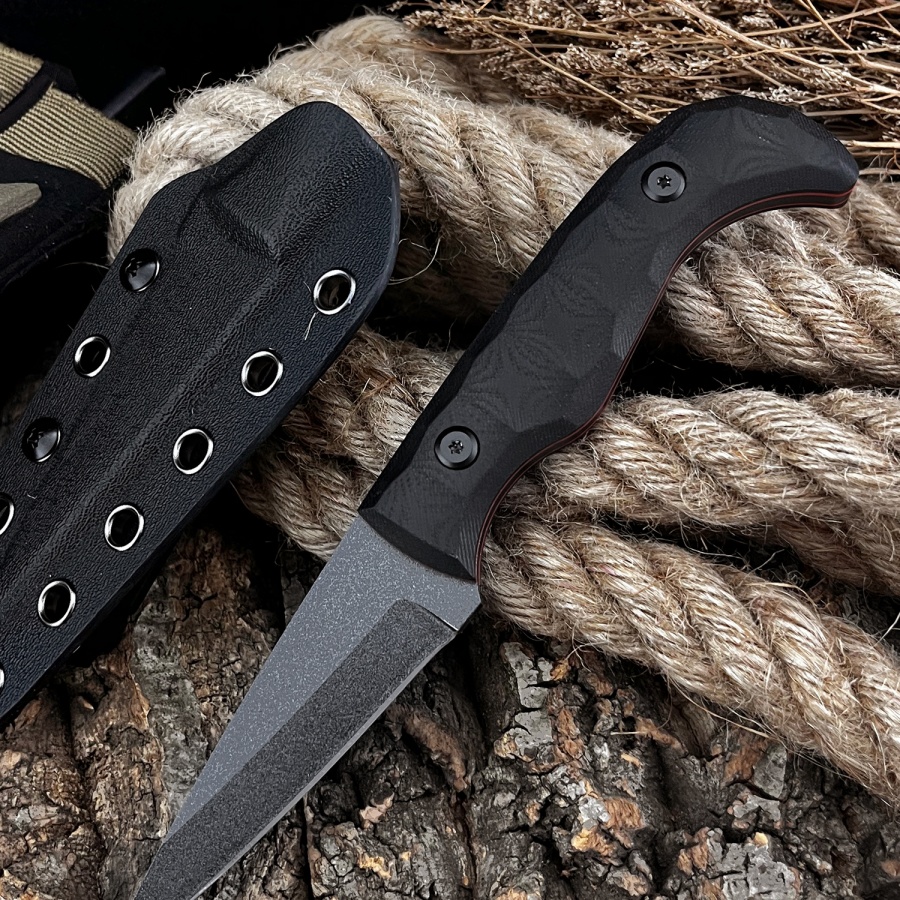 Handmade G10 Handle Outdoor Ca - Camping Cooking Knife With Sheath recension och pris