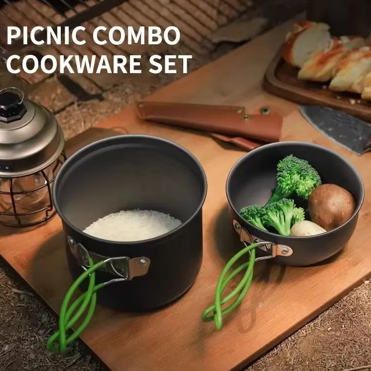 Outdoor Hiking Picnic Cookware - Camping Cooking Gear Set recension och pris