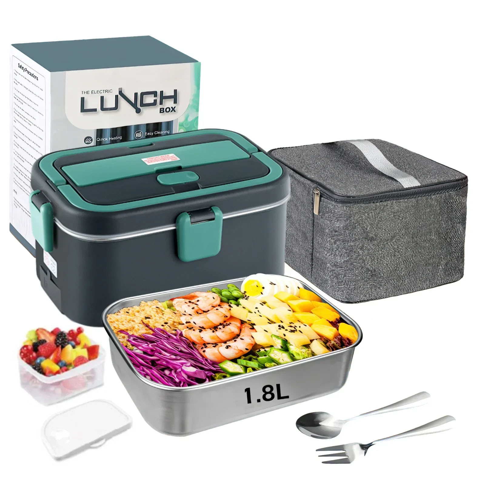 Electric Lunch Box Food Warmer - Camping Cooking Electric recension och pris