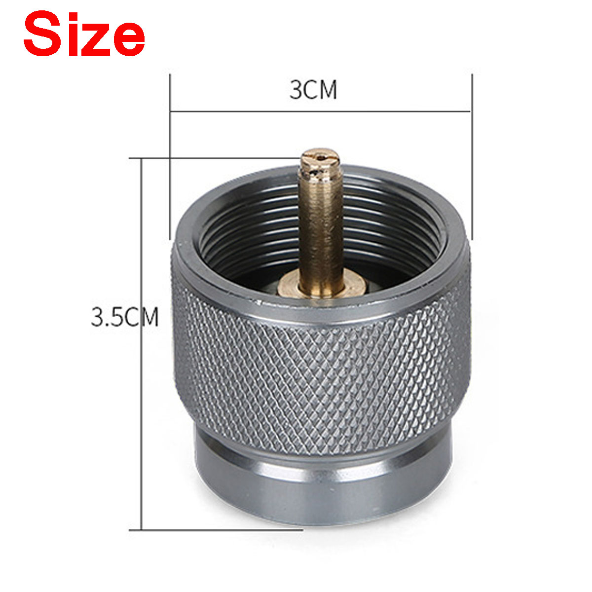 1/2Pc Gas Stove Refill Adapter - Camping Cooking Gas Canister recension och pris