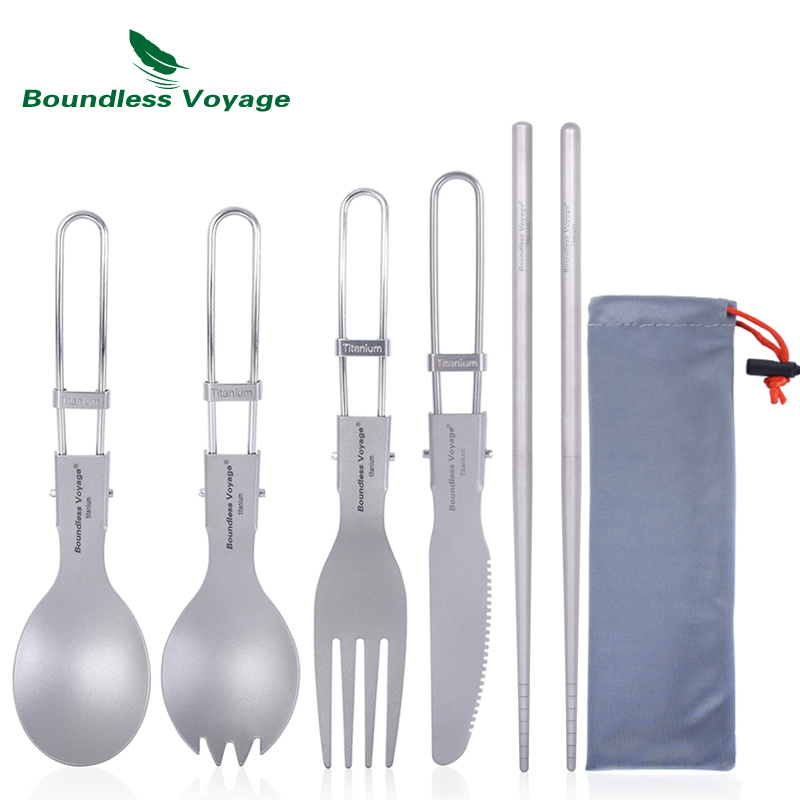 Boundless Voyage Titanium Camp - Camping Cooking And Cutlery Set recension och pris