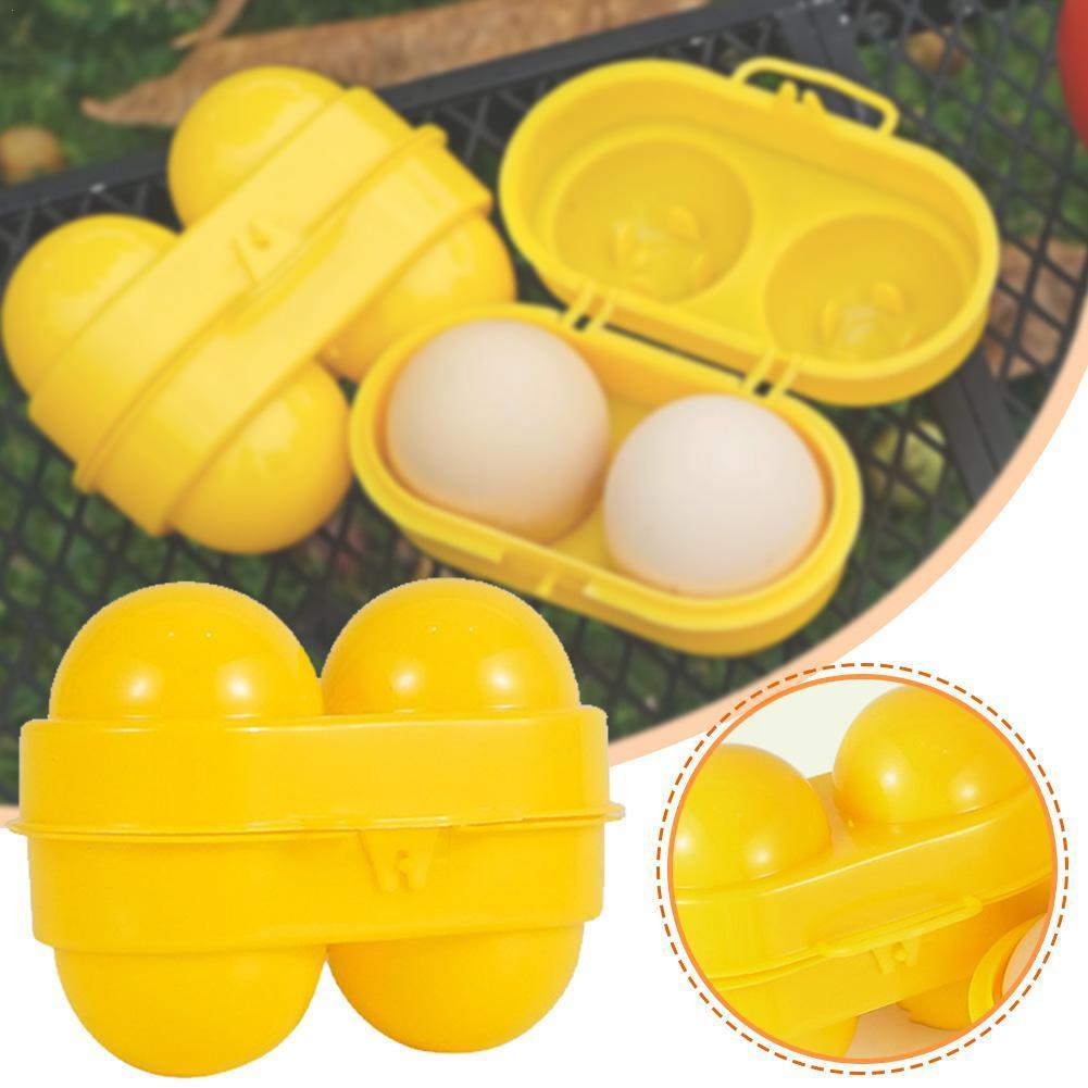 2 Grid Egg Storage Box Contain - Camping Cooking Utensil Holder recension och pris