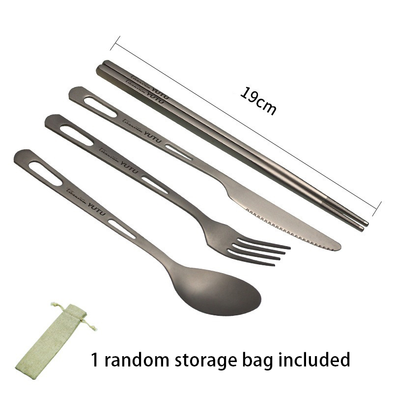 Titanium Tableware Set Camping - Camping Cooking And Cutlery Set recension och pris