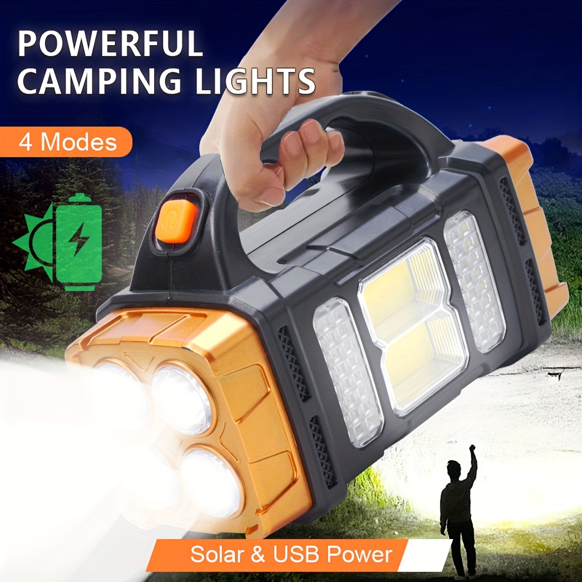 New Upgrade Rechargeable High  - Camping Cooking Fish recension och pris