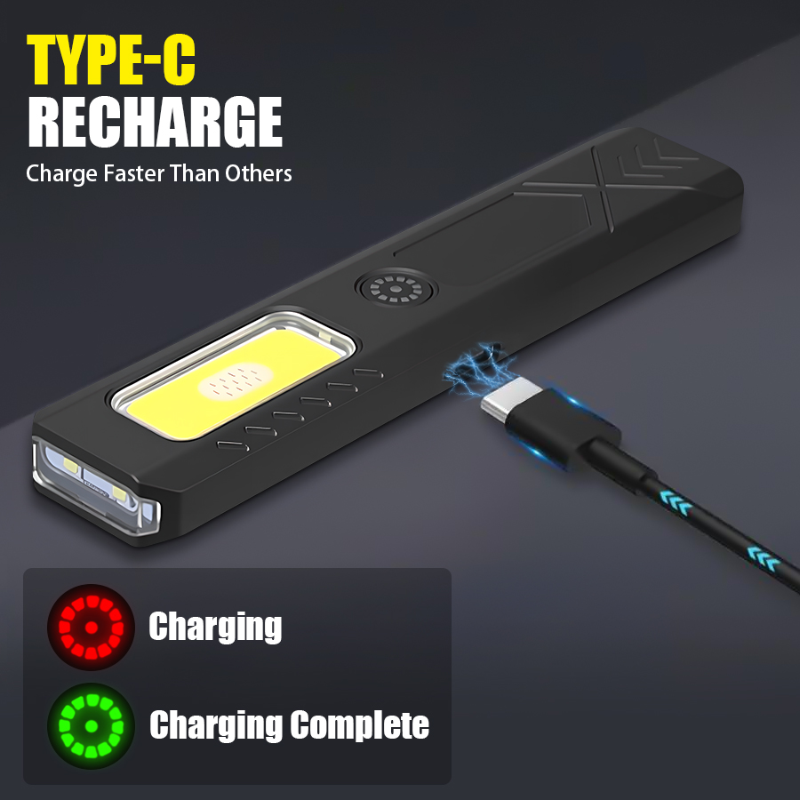 Rechargeable LED Handheld Flas - Camping Cooking Fish recension och pris