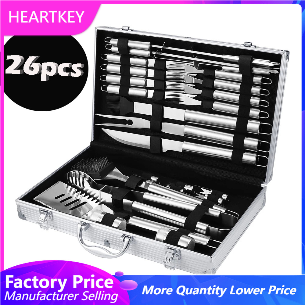 BBQ Tools Set Barbecue Grillin - Camping Cooking Bundle recension och pris