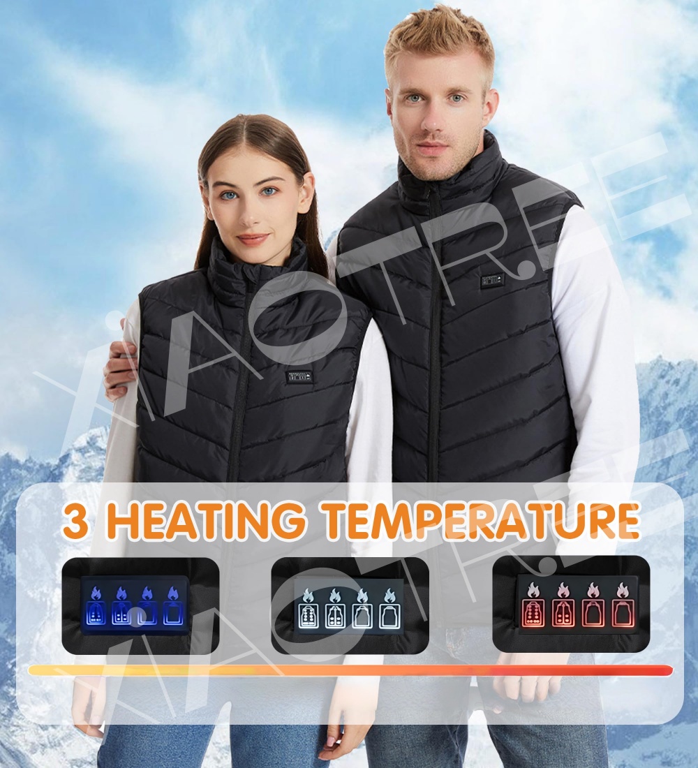 28/9 Areas Heated Vest Men Jac - Camping Cooking Electric recension och pris