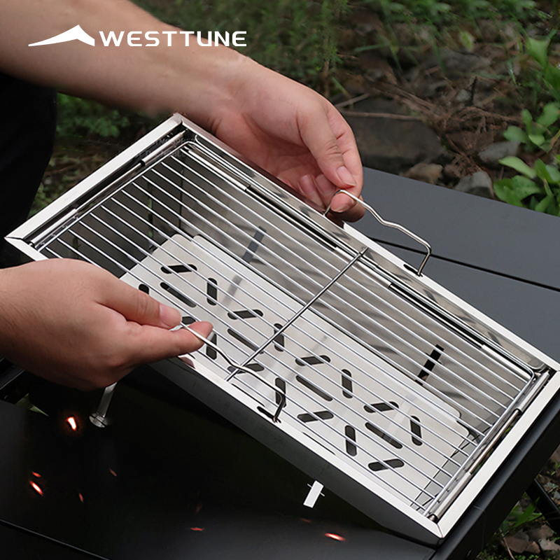 WESTTUNE IGT Barbecue Grill Fo - Camp Grill Portable Folding recension och pris