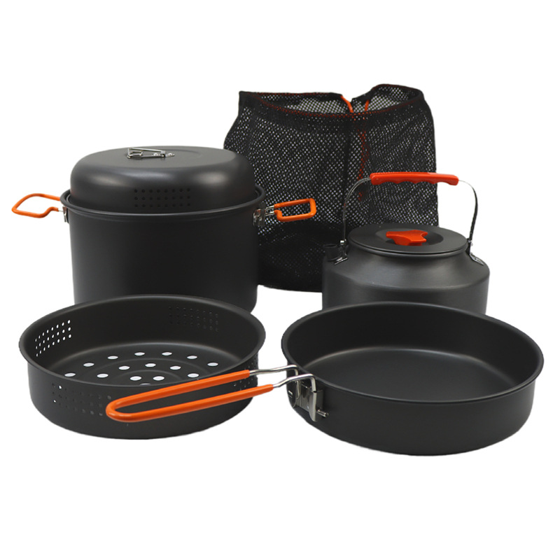 Outdoor Cookware Set Camping C - Camping Cooking Pan Set recension och pris