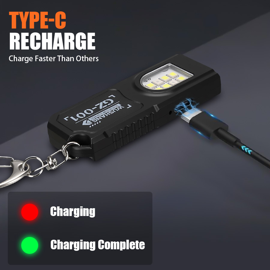 Multifunctional Keychain Flash - Camping Cooking Fish recension och pris