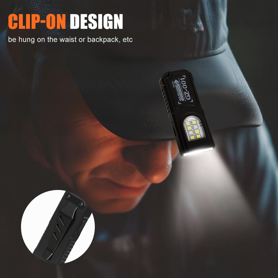 Multifunctional Keychain Flash - Camping Cooking Fish recension och pris