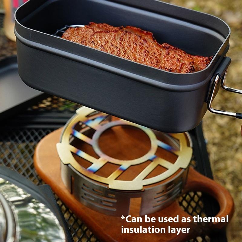 Outdoor Stove Windshield Porta - Camping Cooking Ring recension och pris