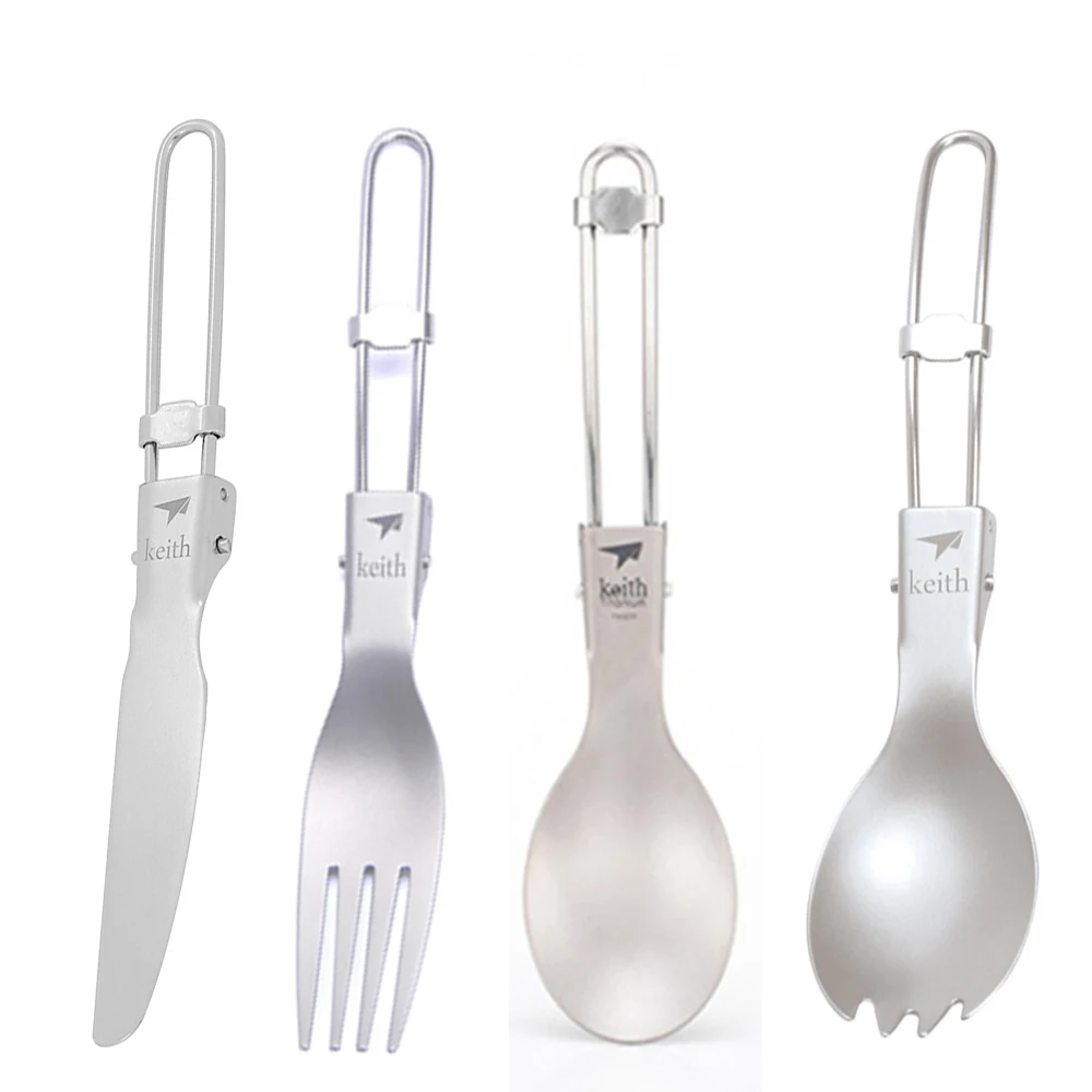 Keith Outdoor Titanium Folding - Camping Cooking And Cutlery Set recension och pris