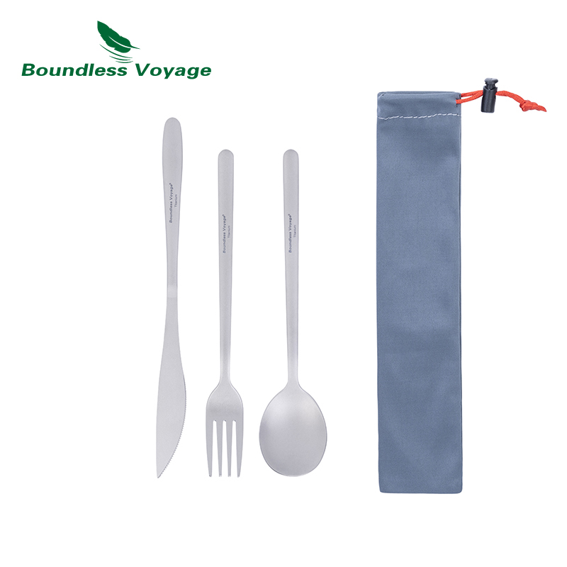 Boundless Voyage Titanium Dinn - Camping Cooking And Cutlery Set recension och pris